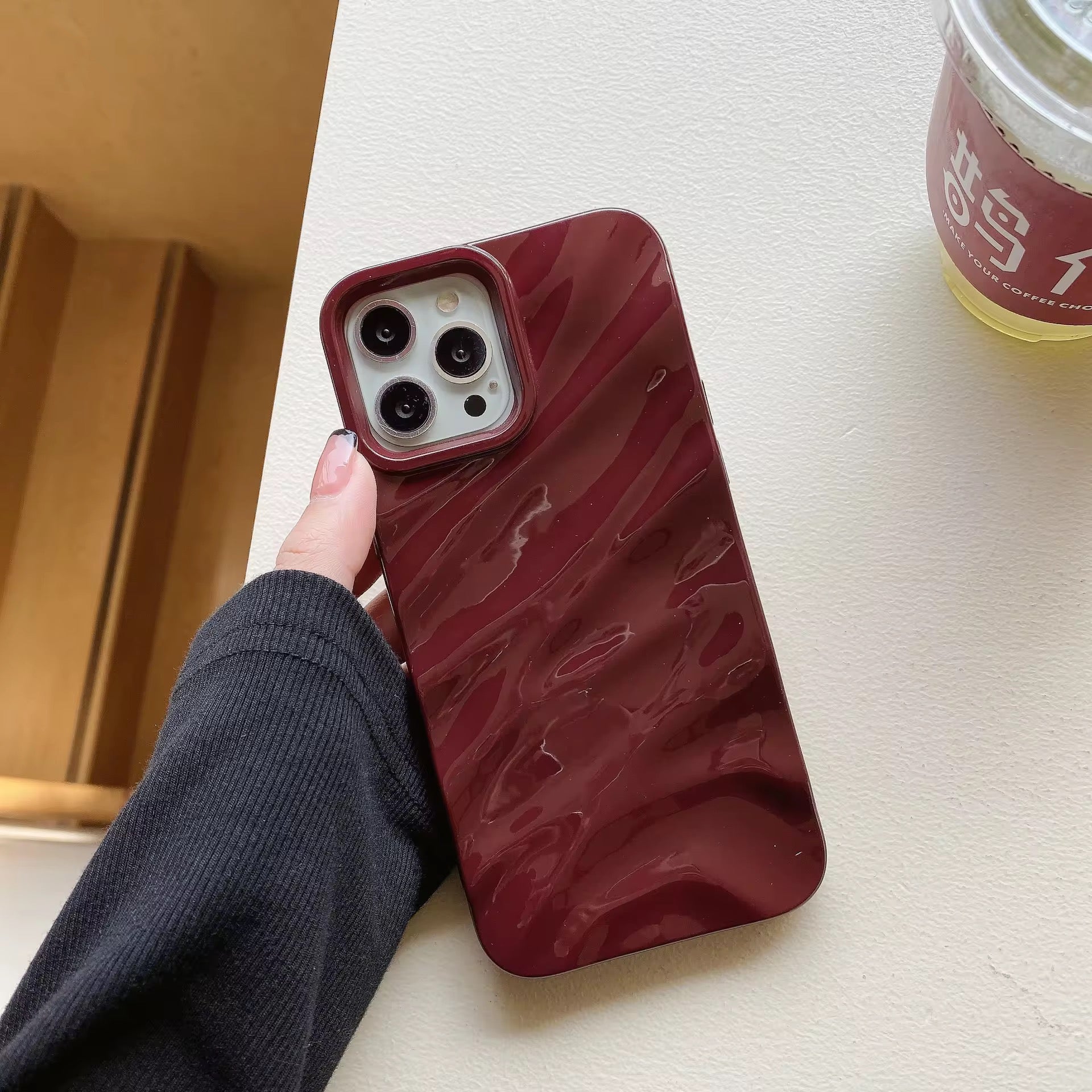Cherry Wave iPhone Case