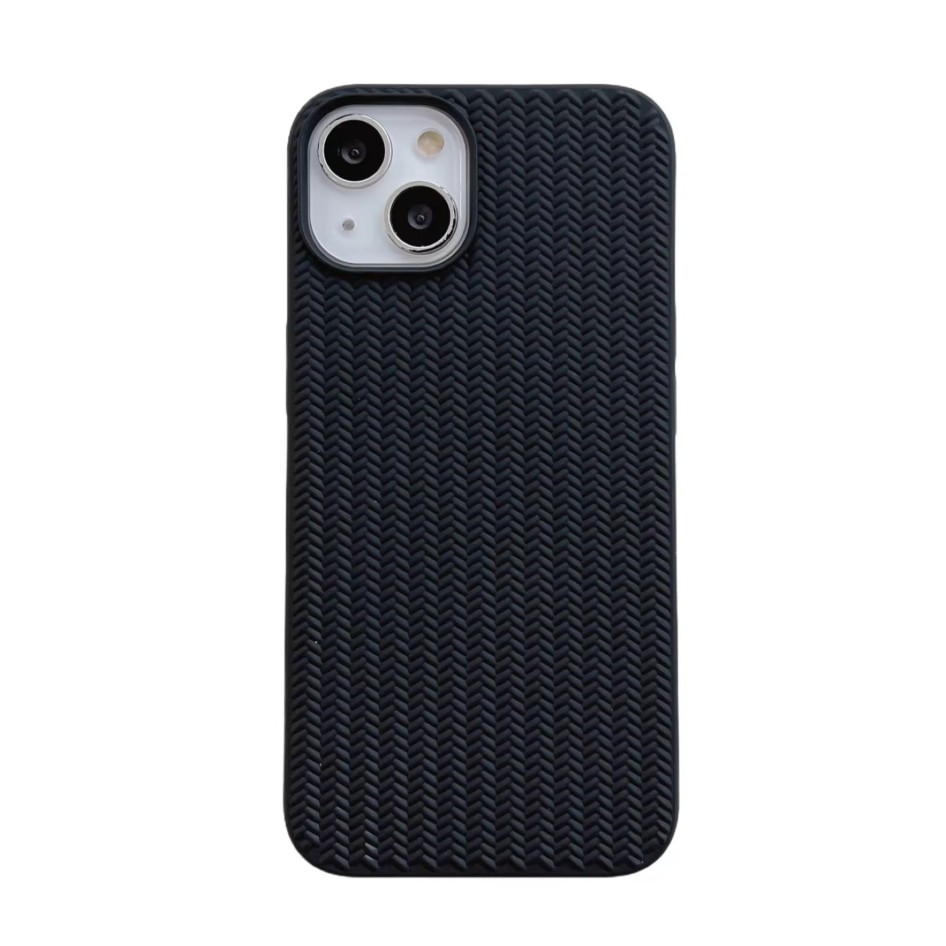 Black Woven iPhone Case